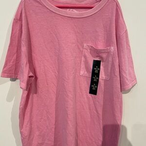 Art Class Girls T-Shirt with pocket Pink Size L(10/12) NWT